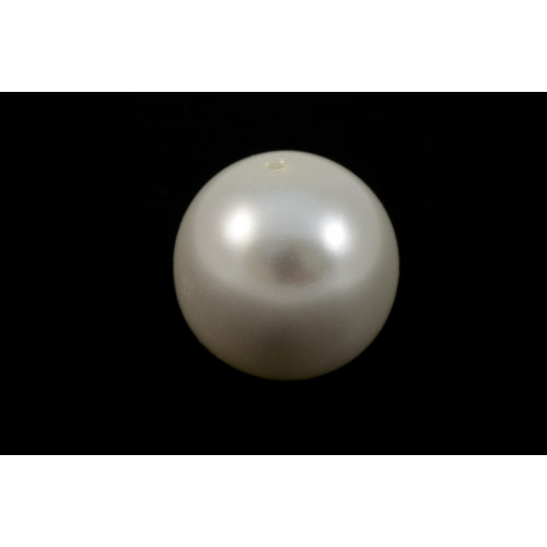 GLASS PEARL 14MM WHITE
